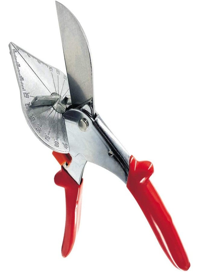 uptodateproducts مقص زاوية من UpTodateProducts، أداة قطع دائرية مع كتلة زاوية قابلة للتعديل من 45 إلى 135 درجة لقطع دقيق للزوايا في البلاستيك والمطاط والخشب والقوالب الزخرفية والبولي فينيل كلوريد وحواف البلاط والزخارف. - Image 1